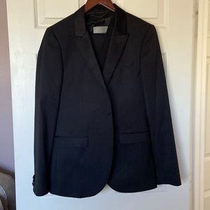 TOPMAN Premium Size 38 Suit Coat & Vest Pants 30” W x 31” Inseam 3 pc suit